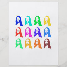Mona Lisa Flygblad Designs