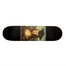 Mona Lisa student (konst) Skate Board Decks