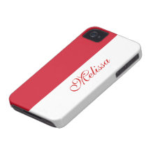 Monaco flagga iPhone 4 case