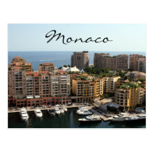 monaco uppehåll vykort