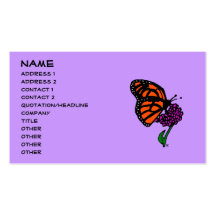 monarchonflowers namn, adress 1, adress 2, C… Visitkort Mall