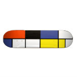 Mondrian - sammansättning en Skateboard