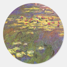 Monet klistermärkear