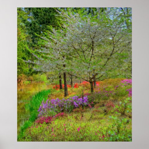 Monet landskap posters