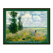 Monet Monet, Monet Postcard. Vykort