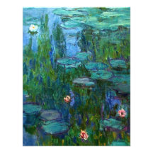 Monet Nympheas näckrosinbjudningar