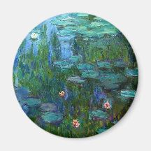 Monet Nympheas näckrosmagnet Magnet För Kylskåp