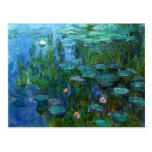 Monet Nympheas näckrosvykort