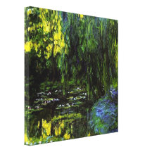 MONET-TÅRPILAR sträckte kanvastrycket