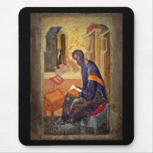 Monk Studying Scripture Mousepads