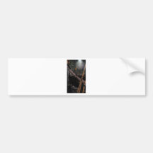 monkey jungle bumper sticker
