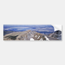 Mono sjö, tittar östligt från toppmöte av Mt. Dana Bildekaler