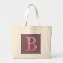 monogram b tygkassar