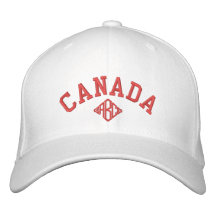 Monogram för anpassningsbar för Kanada souvenirbas Broderad Baseball Keps