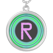 Monogram "R ", Skräddarsydda Halsband