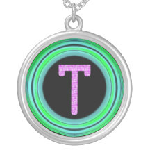 Monogram "T ", Skräddarsydda Halsband