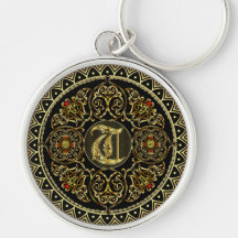Monogram T Nyckel Ring