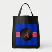 Monogramblåttrandar Tote Bag