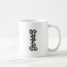 Monogrambrev mig i svart muggar