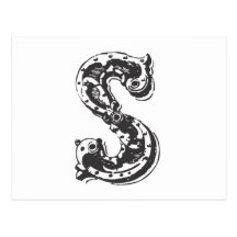 Monogrambrev S Vykort