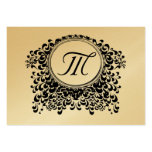 Monogrambusinesscards Visitkort Mallar