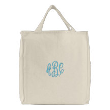 Monogramed toto! tygkassar