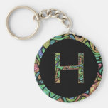 MonogramH Nyckel Ringar