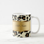 Monogramkaffe kopparLeopard