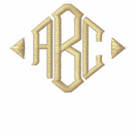 Monogrammed broderad skjorta broderad jacka