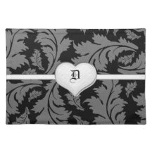 Monogrammed märkes- bordstablettmall