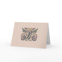 monogrammed notera kortet