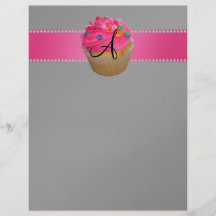 Monogramrosamuffin Flyg Blad