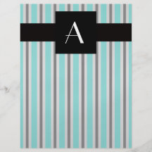 Monogramturkosrandar Flyg Blad