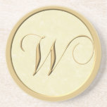 Monogramunderlägg - brev W