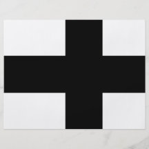 Monokrom Finland flagga Flygblad