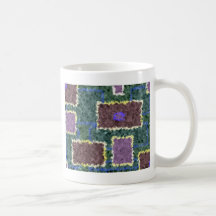 Monokrom i grönt, Mauve & kräm Kaffe Koppar