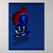 Monster armtryck print