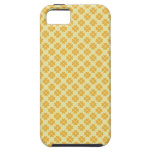 Mönster för hjärta för Retro buttercupgultklöver b iPhone 5 Case-Mate Cases