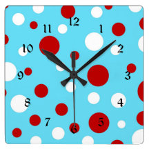 Mönster för polka dots för vit för ljus krickaturk klockor
