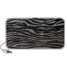 Mönster för silversebrarand (fauxglitter som bling mp3 högtalare
