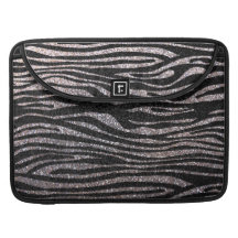 Mönster för silversebrarand (fauxglitter som bling MacBook pro sleeve