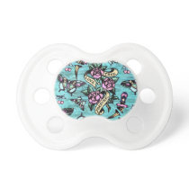 Mönster för Surfabilly tatueringsymboler på den wo pacifiers