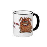 Monster kramar här kaffemuggen