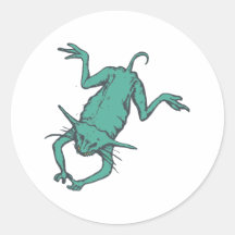 Monster Runder Sticker