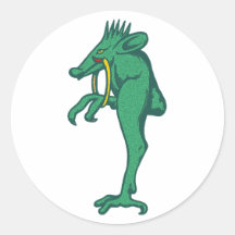 Monster Runder Sticker