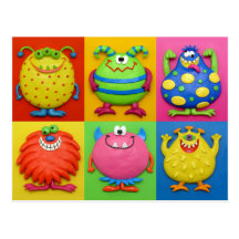Monster Vykort