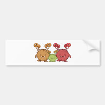 Monsterfamilie monster family autosticker