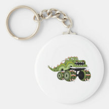 Monstersaurus lastbil nyckel ring