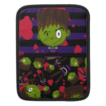 Mönstrad ipad sleeve för Frankensteins monster