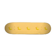 Mönstrat Rubber Ducky för trendig Skate Decks